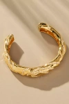 Joanna Laura Constantine Statement Wave Bangle Bracelet In Gold