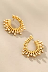 Joanna Laura Constantine Studded Wave Earrings In Gold