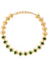 Joanna Laura Constantine Wave Crystal-embellished 18kt Gold-plated Choker