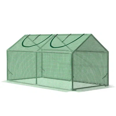 Joanna Vargas Mini Greenhouse With Pe Cover And Roll - Up Windows, Indoor Outdoor Gardening Essential, Protects Fr