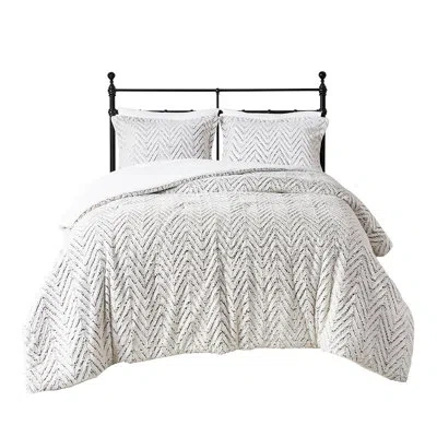 Joanna Vargas Ultra Soft King/ King Comforter - Faux Fur , Down Alternative Fill, Machine Wash & Tumble Dry, For W In White