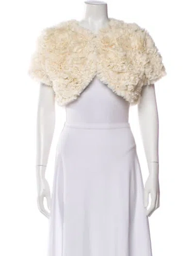 Pre-owned Jocelyn Bolero In Neutral