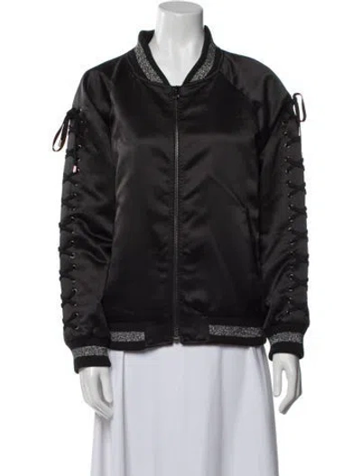 Pre-owned Jocelyn Bomber Jacket In Black