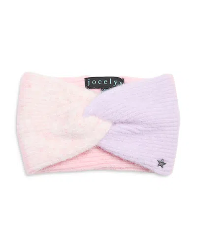 Jocelyn Color Block Headband In Pink