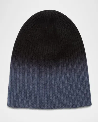 Jocelyn Courchevel Cashmere-blend Ombre Beanie In Blue