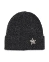 Jocelyn Knit Wool-blend Beanie In Charcoal