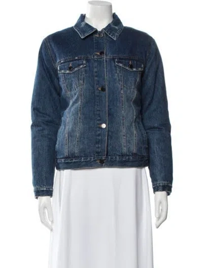 Pre-owned Jocelyn Denim Jacket In Blue