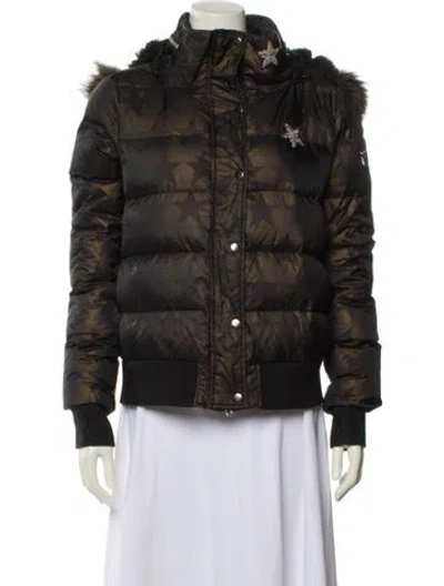 Pre-owned Jocelyn Down Jacket In Silver