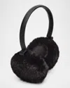 Jocelyn Faux Fur Earmuffs In Black