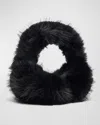 Jocelyn Faux Fur Earmuffs In Black