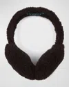 Jocelyn Faux Sherpa Earmuffs In Black