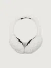 Jocelyn Faux Sherpa Earmuffs In Ivory