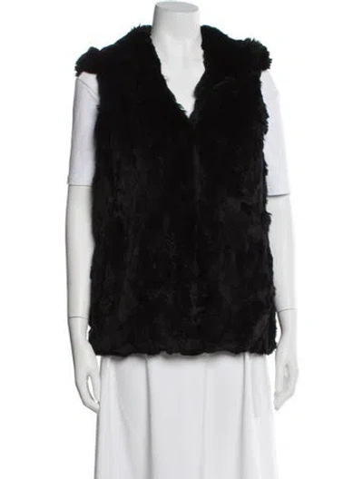 Pre-owned Jocelyn Fur Jacket In Black