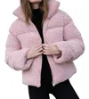 Jocelyn Missy Down Puffer Jacket In Pink In Pink