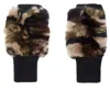 Jocelyn Multi Texty Time Cowl & Mitten Set In Camo In Black
