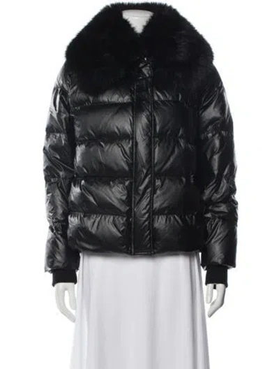 Pre-owned Jocelyn Nylon Down Jacket In Black