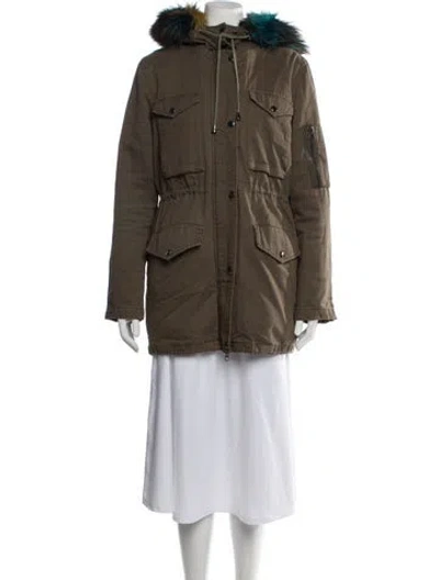 Pre-owned Jocelyn Parka In Green