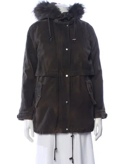 Pre-owned Jocelyn Utility Jacket In Gray
