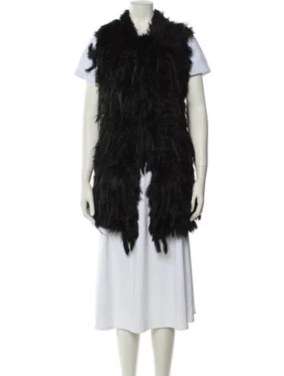 Pre-owned Jocelyn Vest In Black