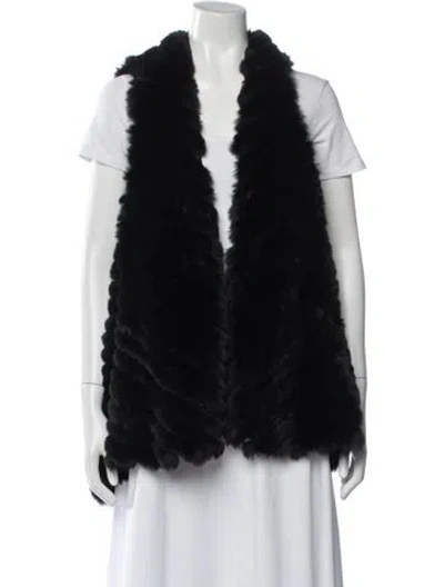 Pre-owned Jocelyn Vest In Black