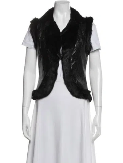 Pre-owned Jocelyn Vest In Black