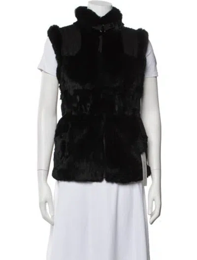 Pre-owned Jocelyn Vest In Black
