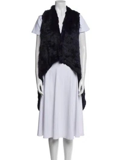 Pre-owned Jocelyn Vest In Blue