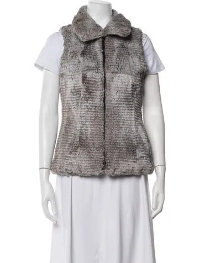 Pre-owned Jocelyn Vest In Grey