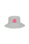 Jocelyn Women's Bora Bora Bucket Hat In Grey In Grey