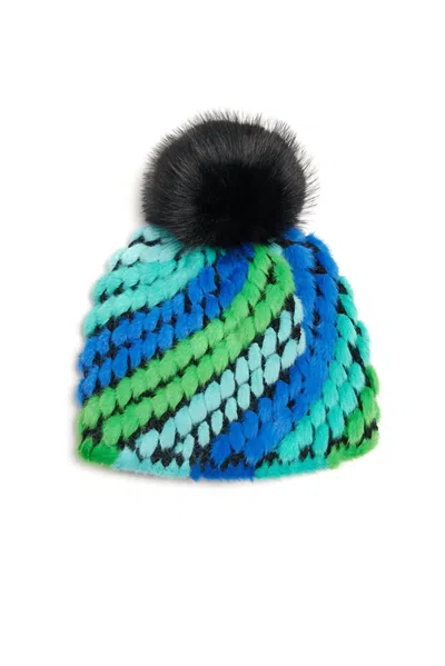 Jocelyn Women's Candy Pineapple Hat In Green Multi