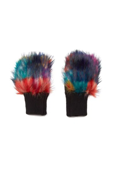 Jocelyn Women's Flurry Candy Mittens In Black Multi