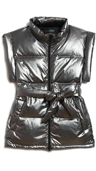 Jocelyn Women's Karate Vest In Grey In Silver