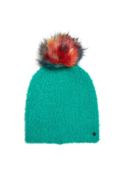 Jocelyn Women's Lauryn Faux Angora Hat In Green