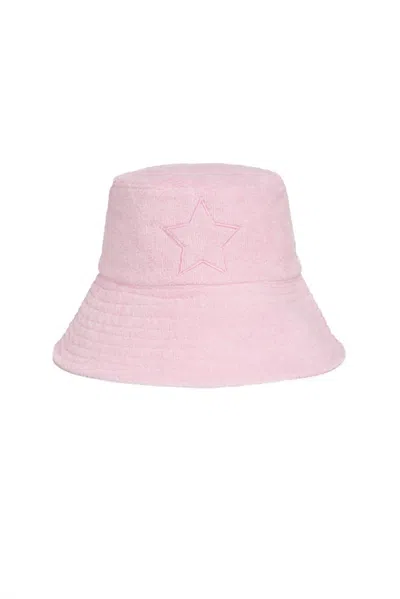 Jocelyn Women's Maui French Terry Reversible Hat In Light Pink
