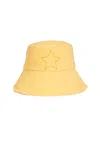 Jocelyn Women's Maui French Terry Reversible Hat In Orange In Orange
