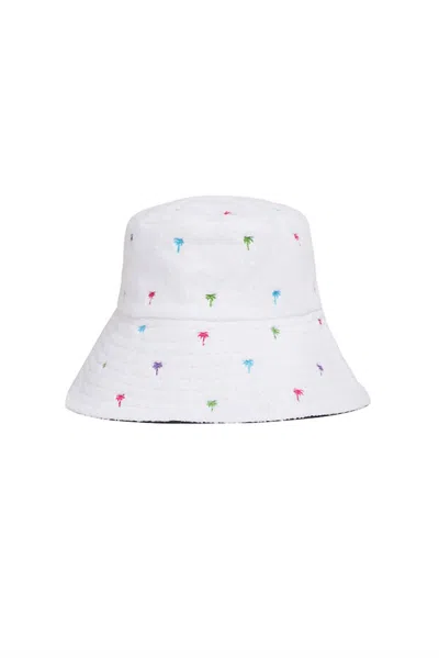 Jocelyn Women's Palm Beach Bucket Hat In White