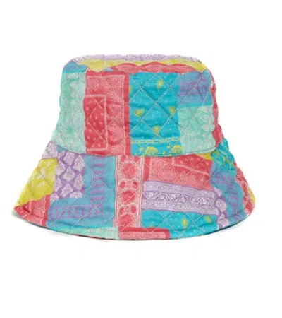 Jocelyn Women's Quilted Patterned Bucket Hat In Patterened In Multi