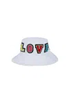 Jocelyn Women's Saint Barths Bucket Hat In White In White