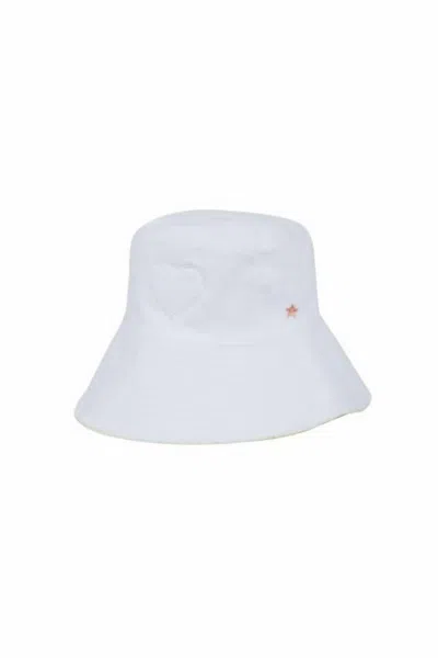 Jocelyn Women's Santorini Bucket Hat In White