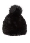 Jocelyn Women's Snow Bunny Beanie In Black