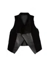 Jocelyn Women's The Ski House Vest In Black In Black