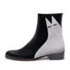 Jocie Juritz Collection Women's Black / Grey Etta Low Cat Boots In Multi