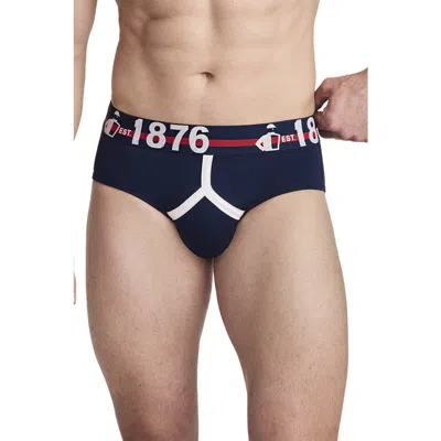 Jockey 1876 Collection Cotton Stretch Brief In Blue