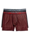 Jockey 2-pk Activemicro Boxer Briefs In Red Black