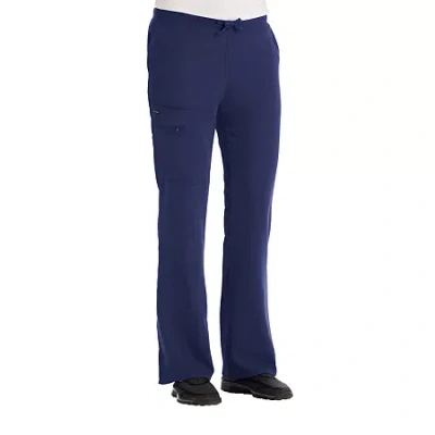 Jockey 2249 Tie-waist 4-pocket Womens Petite Scrub Pant In Blue