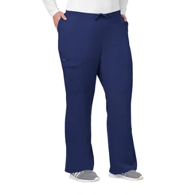 Jockey 2249 Tie-waist 4-pocket Womens Plus Scrub Pant In Blue