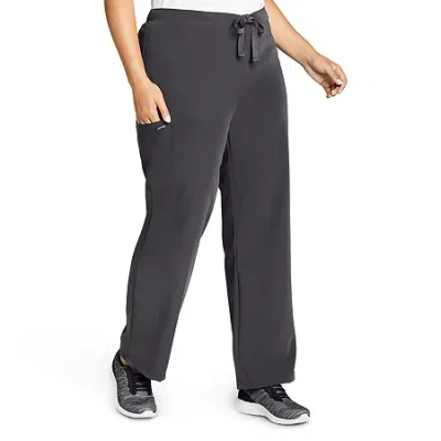 Jockey 2338 Drawstring Unisex Adult Plus Tall Scrub Pant In Black