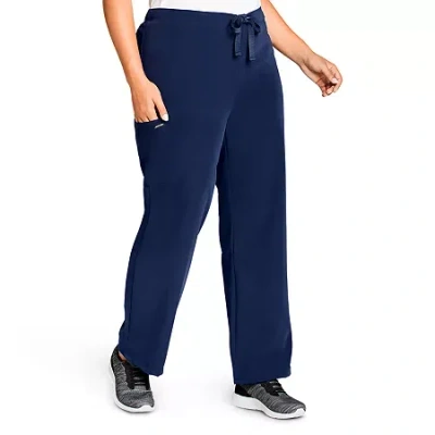 Jockey 2338 Drawstring Unisex Adult Plus Tall Scrub Pant In Blue