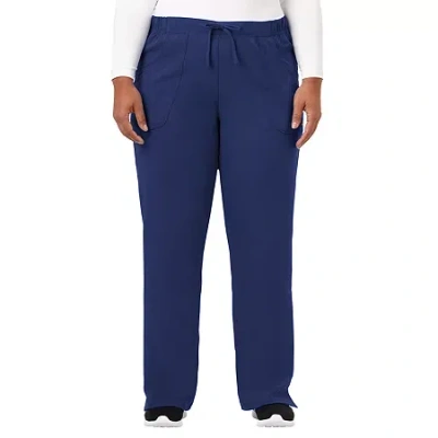 Jockey 2377 Womens Plus Stretch Fabric Scrub Pant In Blue