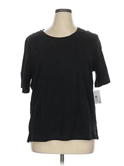 Pre-owned Jockey 3/4 Sleeve T-shirt In Black